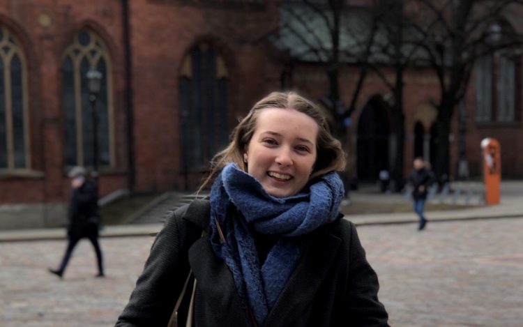 Linn Antonie Solheim, Eksternansvarleg i Kjernestyret og over gjennomsnittet oppteken av studentdemokrati. Foto: Privat